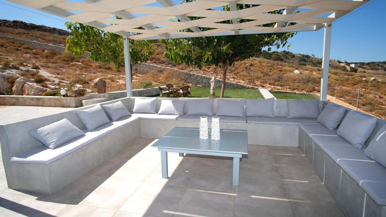 Eva Villas West With Infinity Pool & And Panoramic Sea View Gerani  Bagian luar foto